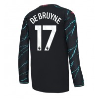 Moški Nogometni dresi Manchester City Kevin De Bruyne #17 Tretji 2023-24 Dolgi Rokav